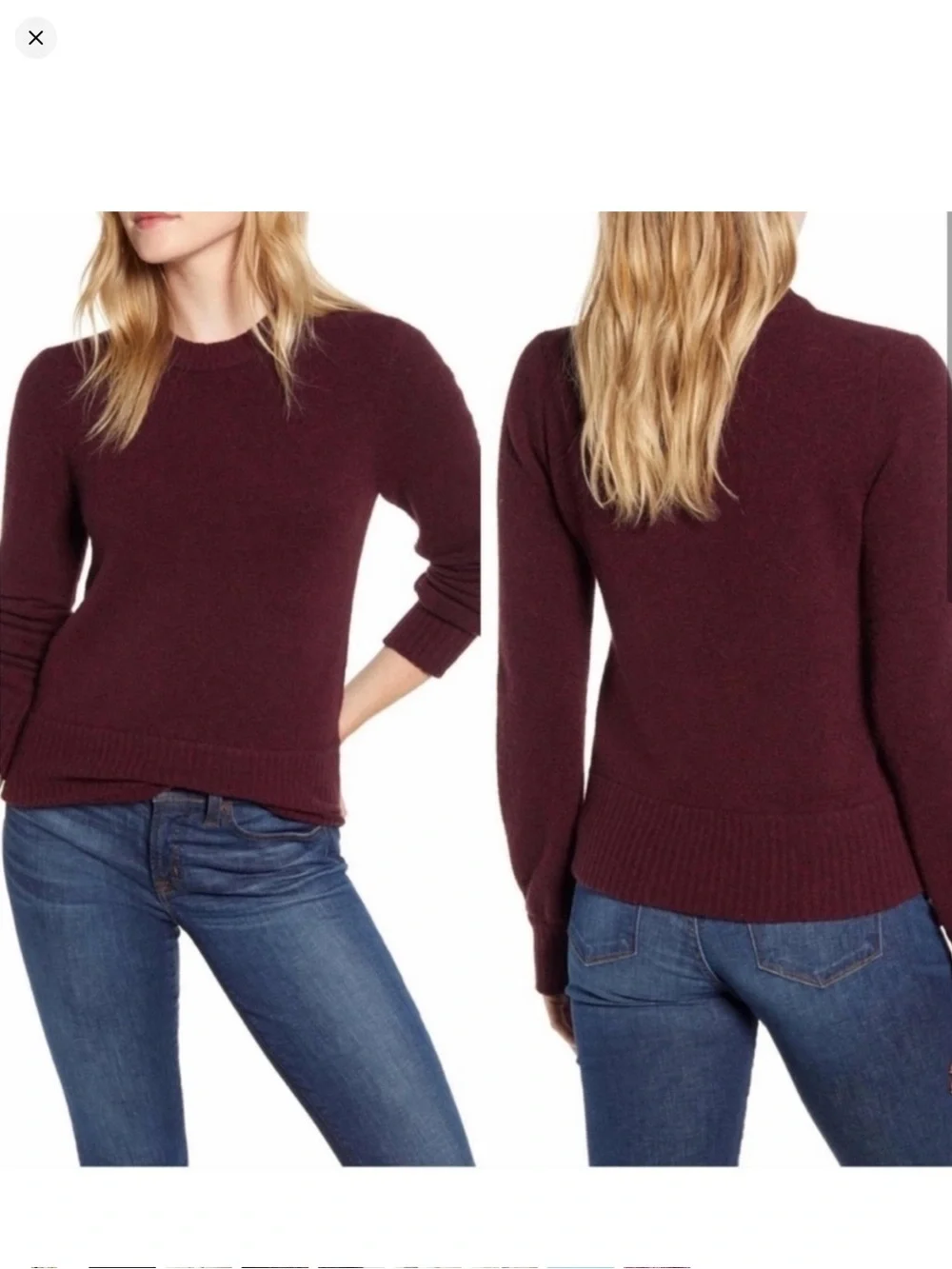 J. Crew wool alpaca blend knit Crewneck sweater